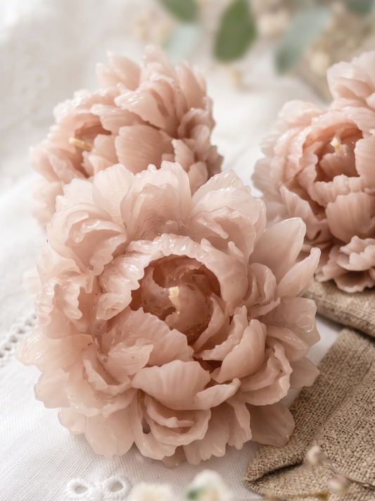 Ivory Peony Candle