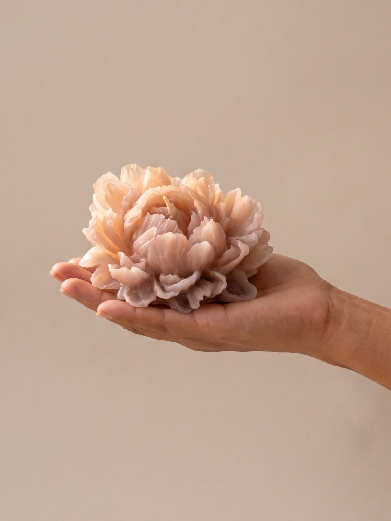 Ivory Peony Candle